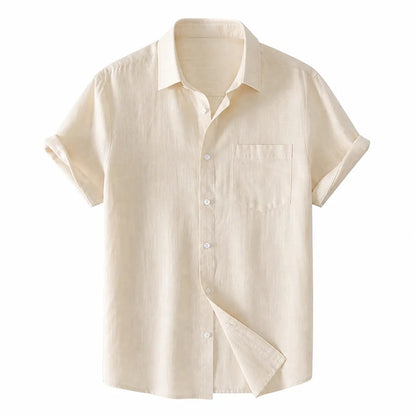 50% OFF Camisa Brisa — Algodón & Lino Ligero de Verano