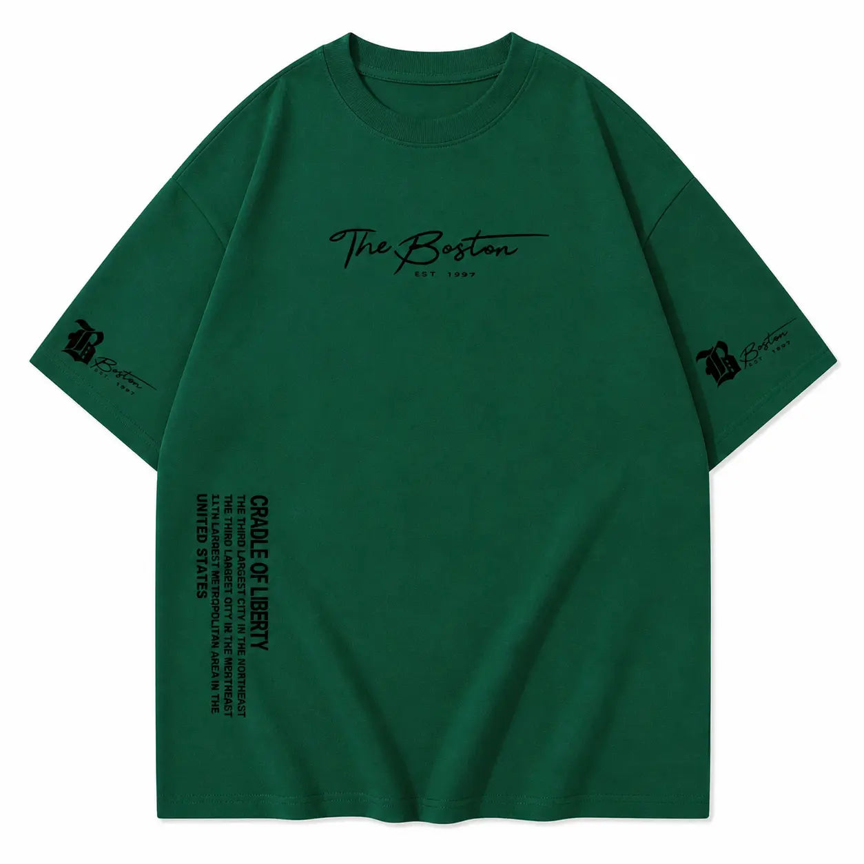 Camiseta Liberty — Estampado Vintage Oversized Street