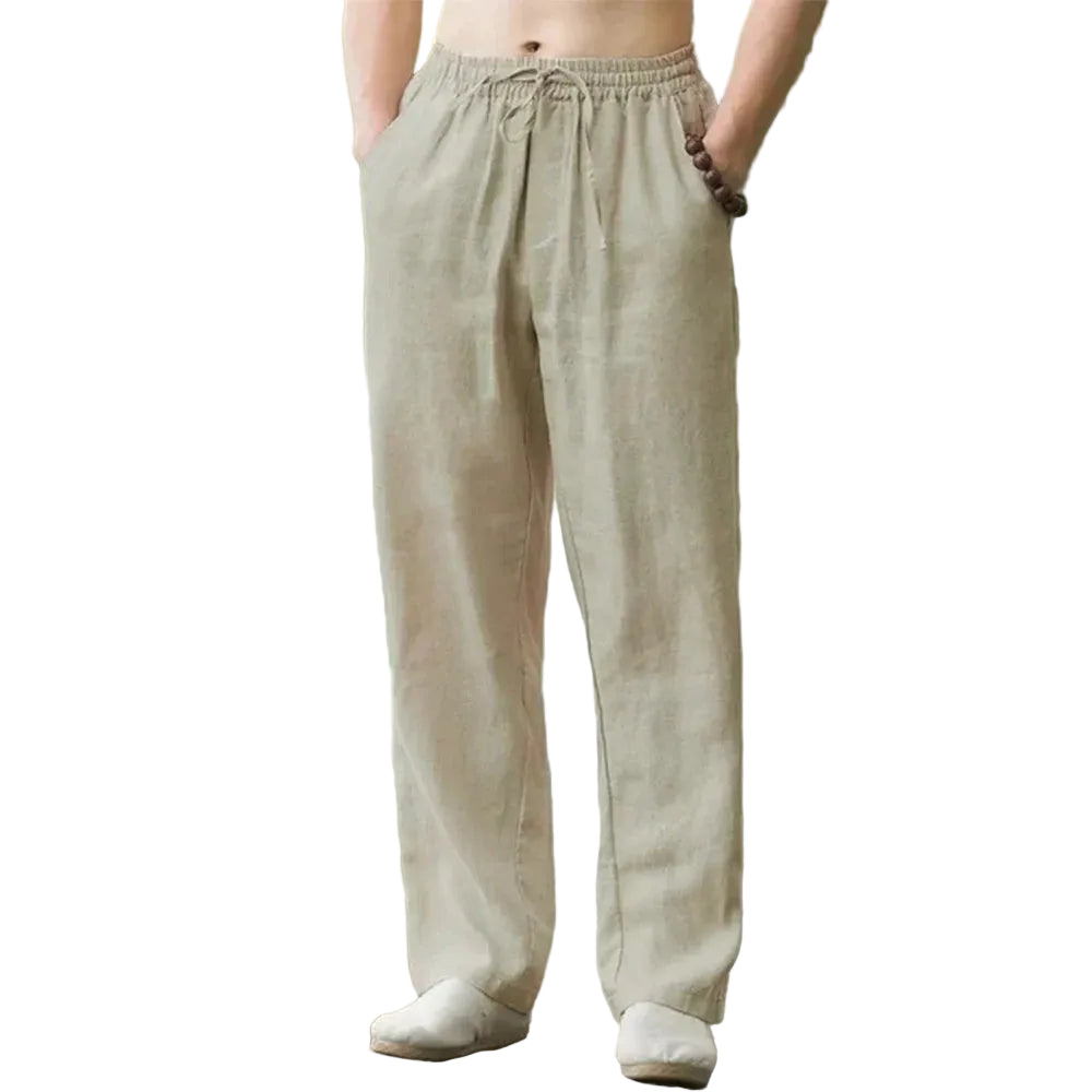 50% OFF Pantalón Horizon — Jogger Lino & Algodón Casual Premium