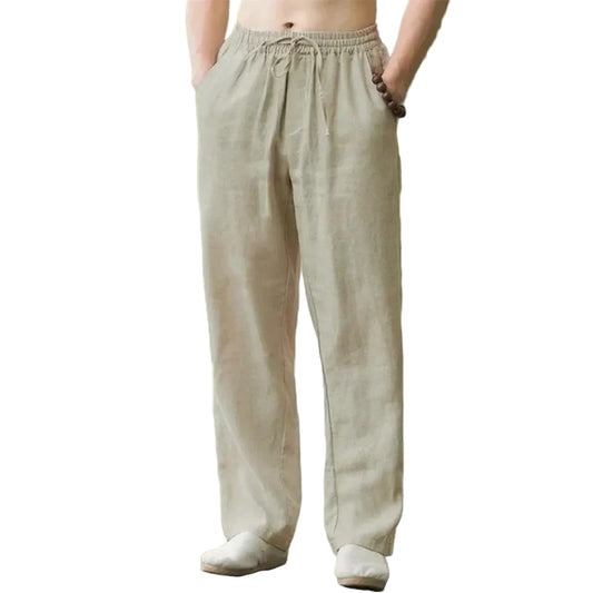 50% OFF Pantalón Horizon — Jogger Lino & Algodón Casual Premium
