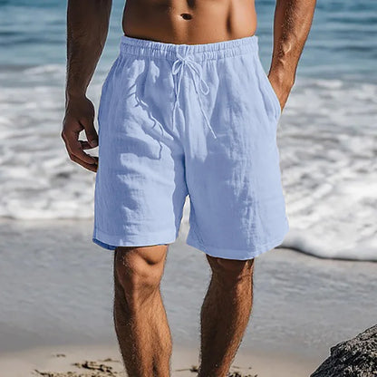 50% OFF Pantalones Corto Breeze — Algodón & Lino Casual Premium