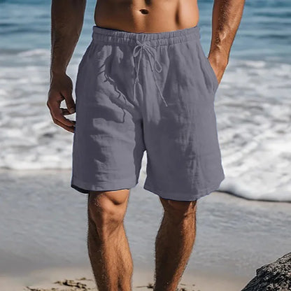 50% OFF Pantalones Corto Breeze — Algodón & Lino Casual Premium