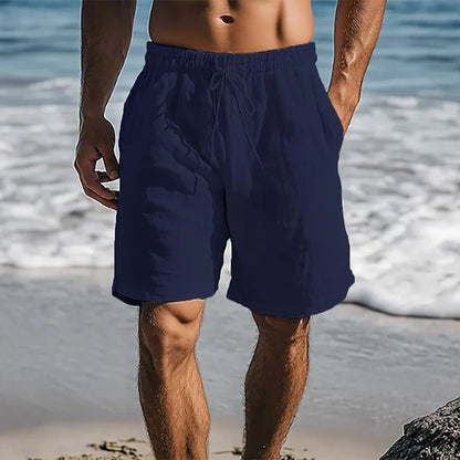50% OFF Pantalones Corto Breeze — Algodón & Lino Casual Premium
