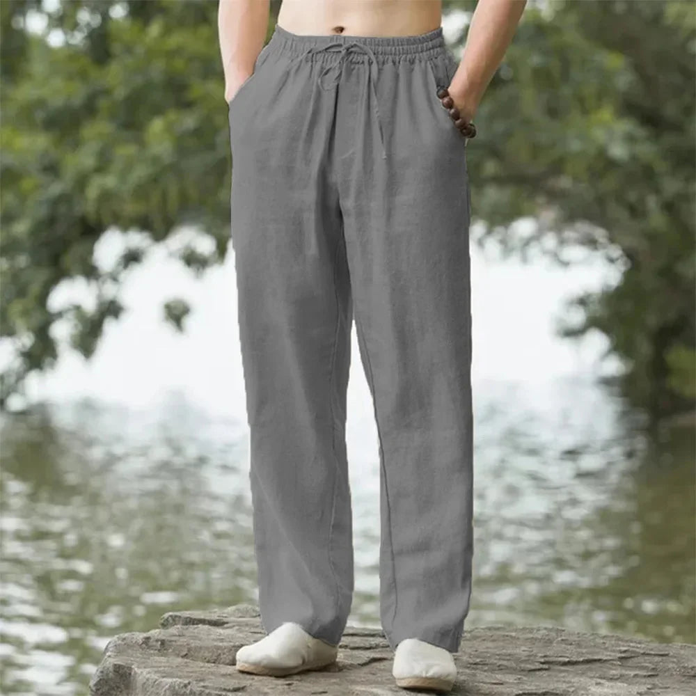 50% OFF Pantalón Horizon — Jogger Lino & Algodón Casual Premium
