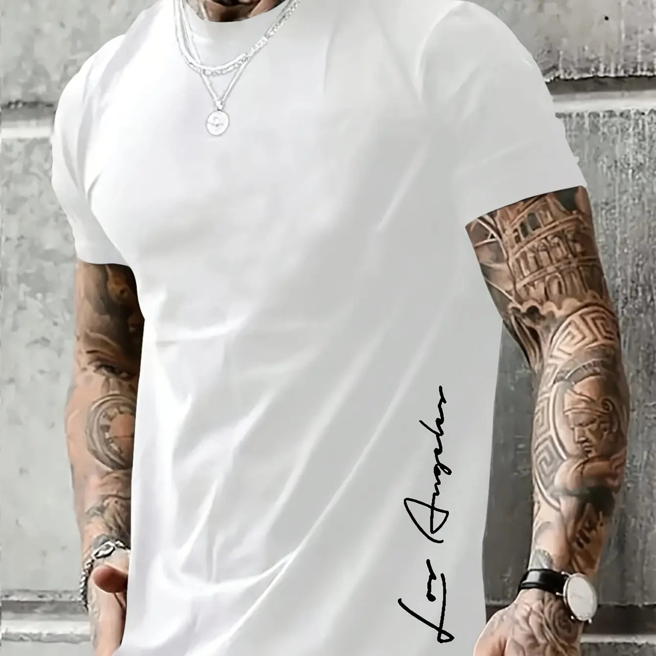 Camiseta Ventura — Algodón Contrast Los Ángeles Premium