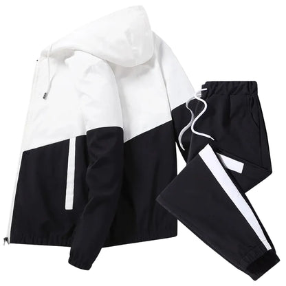 Velocity Wear — Conjunto Deportivo Masculino Urbano con Capucha