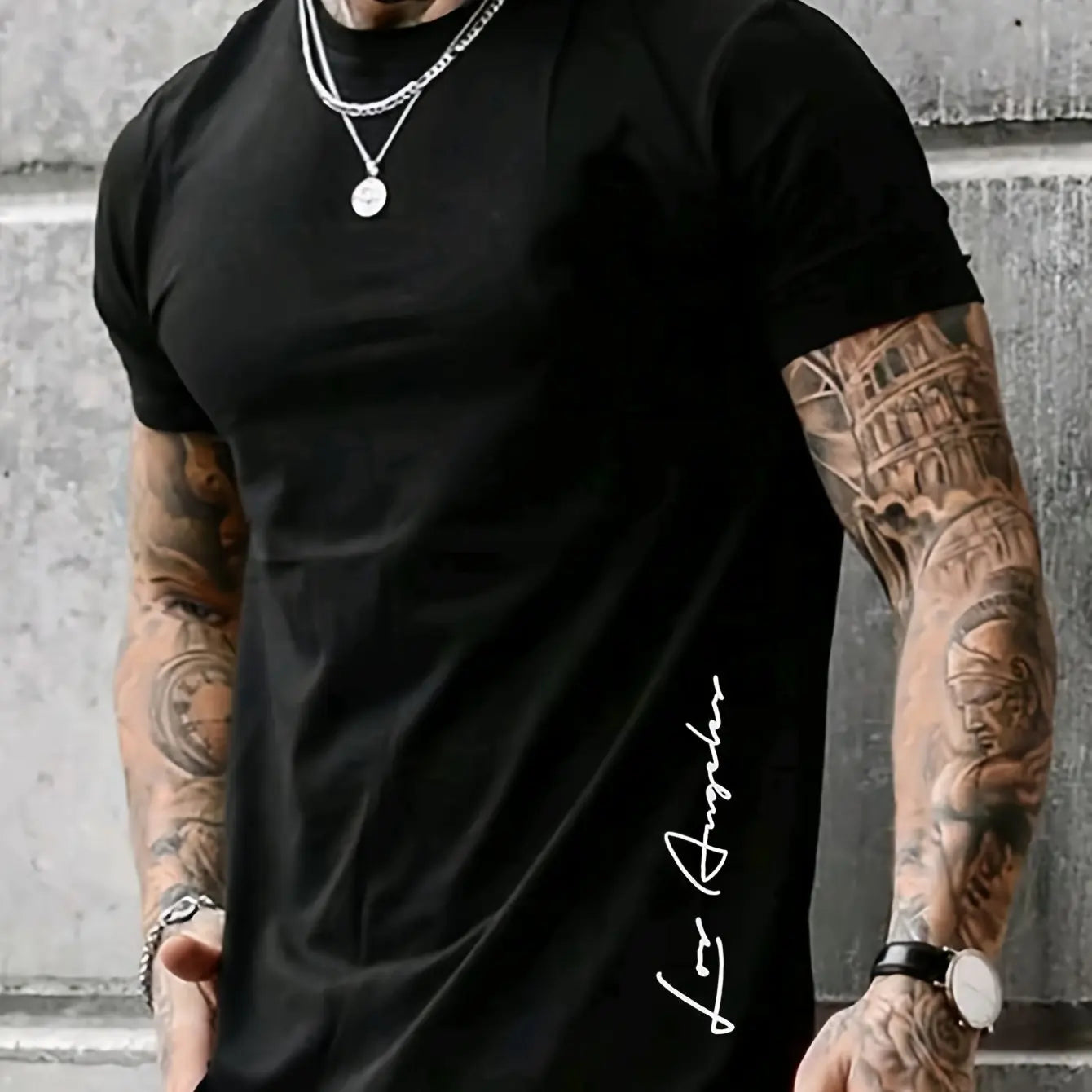 Camiseta Ventura — Algodón Contrast Los Ángeles Premium