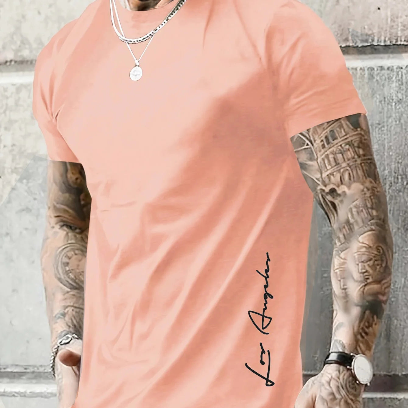 Camiseta Ventura — Algodón Contrast Los Ángeles Premium