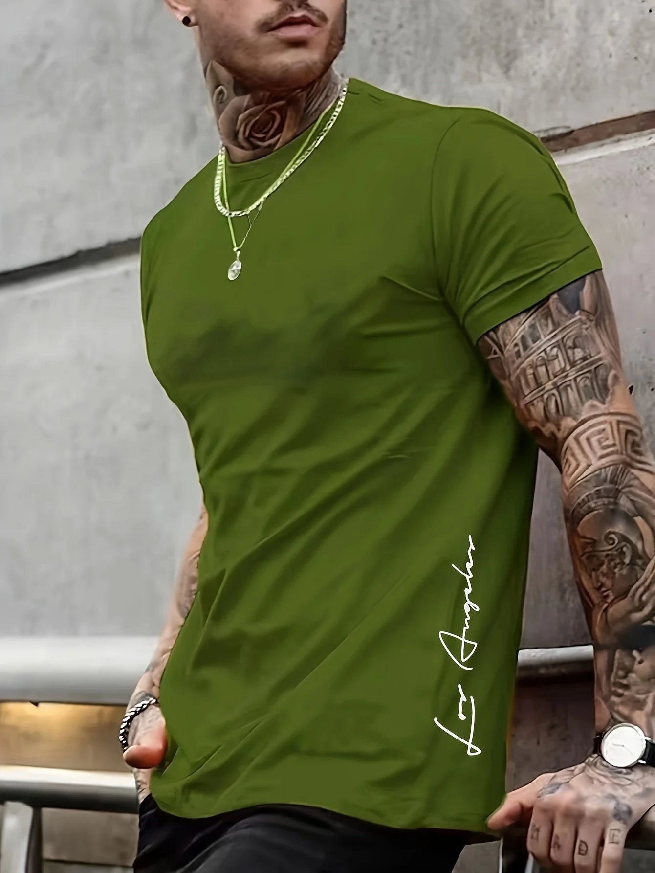 Camiseta Ventura — Algodón Contrast Los Ángeles Premium