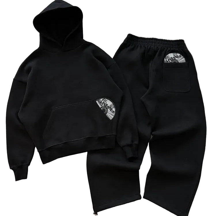 Conjunto Legacy — Y2K Streetwear Bordado Premium