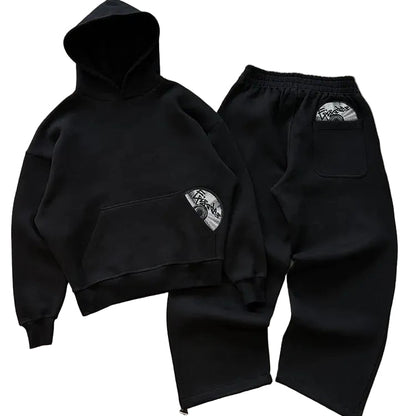 Conjunto Legacy — Y2K Streetwear Bordado Premium