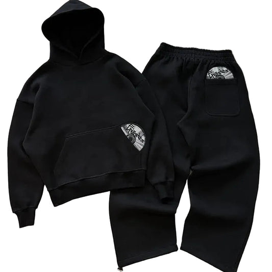 Conjunto Legacy — Y2K Streetwear Bordado Premium