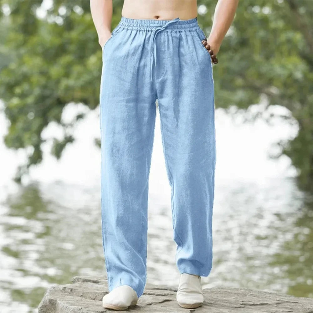 50% OFF Pantalón Horizon — Jogger Lino & Algodón Casual Premium