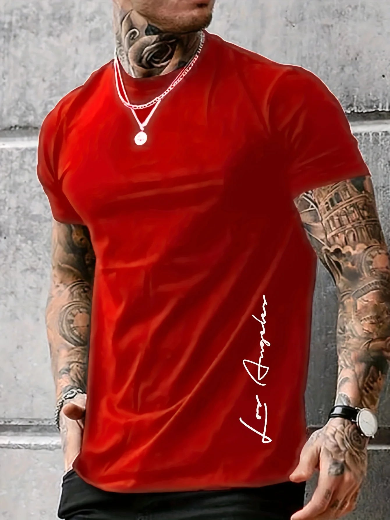 Camiseta Ventura — Algodón Contrast Los Ángeles Premium