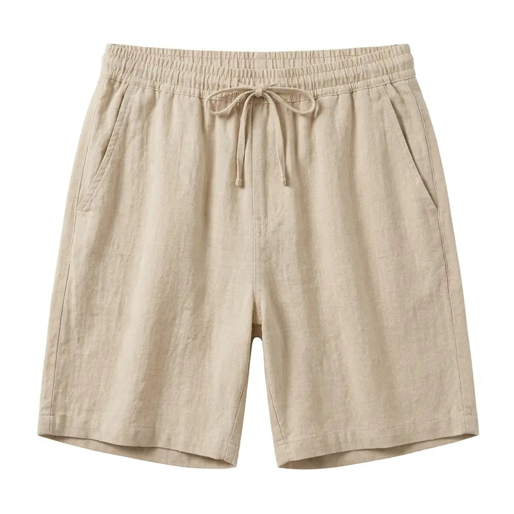 50% OFF Pantalones Corto Breeze — Algodón & Lino Casual Premium