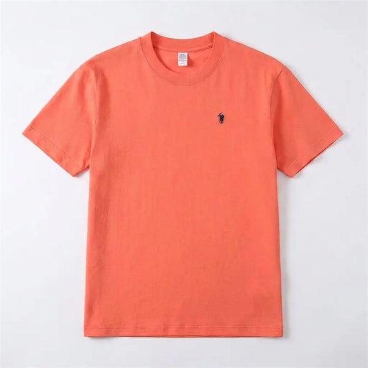 Camiseta Pony Lux — Algodón Premium Bordado Casual