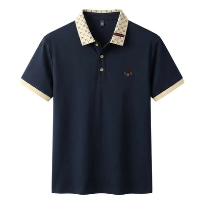 Polo BeeLux — Jacquard Bordado Premium